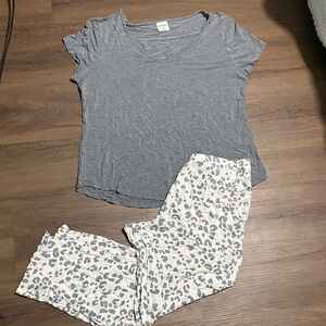 Soma Super Soft 2-Pc Pajama Top & Pants set size L